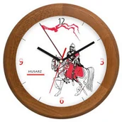 Zegary - Atrix Zegar drewniany rondo polski husarz ATW301HP - miniaturka - grafika 1