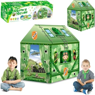 LUXMA NAMIOT DOMEK DLA DZIECI PODŁOGA DWA WEJŚCIA 70B 70B - Zabawki do piasku - miniaturka - grafika 2
