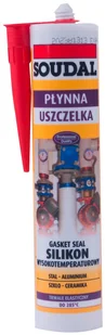 Soudal Uszczelniacz Soudal wysokotemperaturowy czerwony 280 ml - Kominy i akcesoria - miniaturka - grafika 2