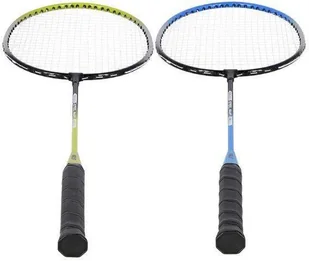 NILS NRZ014 STEEL ZESTAW DO BADMINTONA 4 RAKIETY + 3 LOTKI + SIATKI 195x22cm + POKROWIEC NILS abi-14-20-367-0 - Badminton - miniaturka - grafika 4