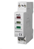 Bezpieczniki elektryczne - Bemko Kontrolka sygnalizacyjna 3 fazowa 3F lampka - miniaturka - grafika 1