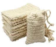 Rękawice i gąbki do kąpieli - Myjka woreczek Sizal na mydło Zero Waste Peeling - miniaturka - grafika 1