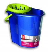 Miotły, szufle, mopy - Anna Zaradna Wiadro z wyciskaczem premium 14 l niebieskie 1szt - miniaturka - grafika 1