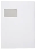 Teczki i skoroszyty - Idena 10251 koperta z okienkiem, format: C4, 2-centymetrowe zagięcie, samoprzylepna, gramatura papieru: 120 g/m, certyfikat FSC, kolor: biały, 100 sztuk 10251 - miniaturka - grafika 1