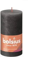 Świece - Bolsius Świeca Pieńkowa Rustic 13 cm BURZOWY SZARY 148070 - miniaturka - grafika 1