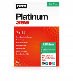 Nero Nero Nero Platinum 365 oprogramowanie licencja roczna - Programy antywirusowe - miniaturka - grafika 2