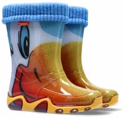 Kalosze damskie - Demar Kalosze dziecięce STORMER LUX PRINT A (20-27) 0032A - miniaturka - grafika 1