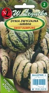 Nasiona i cebule - Legutko Dynia zwyczajna ozdobna Sweet Dumpling kremowobiałe prążkowane 5903837102280 - miniaturka - grafika 1