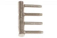 Akcesoria do drzwi - Pol-soft Zawias Pol-soft wkręcany z regulacją fi 16 oc. srebrny F-816-00-00(kpl) - miniaturka - grafika 1