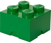 Pojemniki na zabawki - Lego Pojemnik "Brick 4" w kolorze zielonym - 25 x 18 x 25 cm - miniaturka - grafika 1
