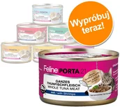 Mokra karma dla kotów - Porta 21 Zestaw Feline 12 x 90 g - Tuńczyk z krewetkami - miniaturka - grafika 1