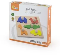 Zabawki kreatywne - VIGA Stemple drewniane zwierzęta MS_2225 - miniaturka - grafika 1