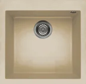Zlewozmywaki - Elleci Zlewozmywak QUADRA 102 champagne K95 KERATEK LKQ10295 - miniaturka - grafika 1