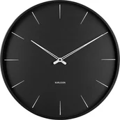 Zegary - Karlsson Zegar ścienny Lure czarny KA5834BK - miniaturka - grafika 1