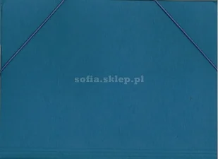 Titanum Teczka A4 z gumką niebieska - Szkolne artykuły papiernicze - miniaturka - grafika 2