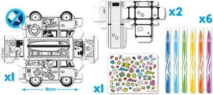 Maped Zestaw kreatywny z furgonetką do malowania 907017 Creativ 728420 - Zabawki kreatywne - miniaturka - grafika 5