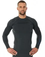 Koszulki rowerowe - Brubeck Brubeck LS13040 bluza thermo męska długi rękaw grafit 4784105 - miniaturka - grafika 1