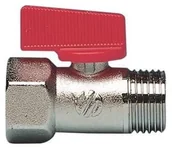 Zawory i kraniki - Arco Zawór kulowy mini GZ1/2"xGW1/2" czerwony 2207R 2207R - miniaturka - grafika 1