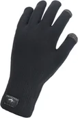 Rękawiczki sportowe męskie - Sealskinz Sealskinz Waterproof All Weather Ultra Grip Rękawice z dzianiny, black L | 10 2021 Rękawiczki dotykowe do smartphona 12100082000130-L - miniaturka - grafika 1
