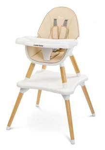 Caretero Tuva Beige beżowe - Krzesełka do karmienia - miniaturka - grafika 2