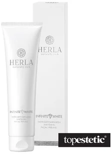 Herla Infinite White wybielający peeling do twarzy efekt mikrodermabrazji 150 ml 1126043 - Peelingi i scruby do twarzy - miniaturka - grafika 2