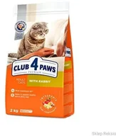 Sucha karma dla kotów - Club 4 Paws PREMIUM ADULT CAT karma sucha z królikiem 2kg - miniaturka - grafika 1