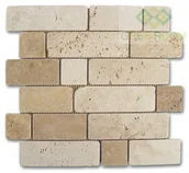 Płytki ceramiczne - Dune TRAVERTINO BRICK 30,5x30,5 - miniaturka - grafika 1