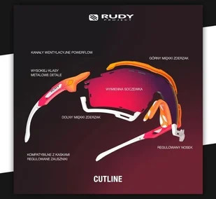 RUDY PROJECT RUDY PROJECT Okulary sportowe CUTLINE MULTILASER RED - Okulary sportowe - miniaturka - grafika 8