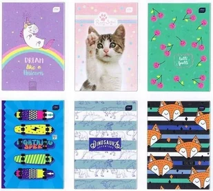 Interdruk Zeszyt A4/32k linia Was Kol Int Fol A 10 - Zeszyty szkolne - miniaturka - grafika 2