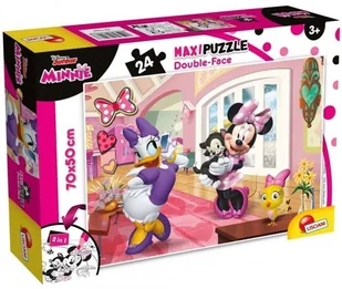 Lisciani Puzzle dwustronne Supermaxi 24 Myszka Minnie - - Puzzle - miniaturka - grafika 2