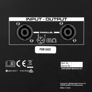 Power Dynamics PD412P Czarny - Głośniki i kolumny - miniaturka - grafika 3