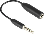 Kamery cyfrowe - akcesoria - Saramonic Kabel audio SR-UC201 mini Jack TRS żeński) mini Jack TRRS - miniaturka - grafika 1