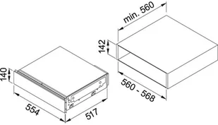 Szuflada grzewcza Franke FS DRW 14 BK - Szuflady grzewcze - miniaturka - grafika 3