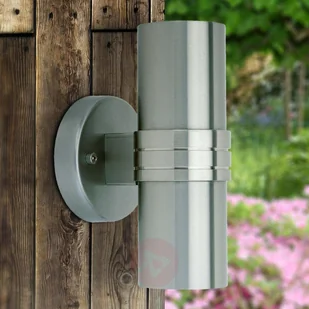 Brilliant Lampa ścienna zewnętrzna G96230/82 2x3 W GU10 IP23 (OxW) 6 cmx20 cm - Lampy ścienne - miniaturka - grafika 3