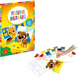 Alexander Piaskowe malowanki Piesek kotek - Zabawki kreatywne - miniaturka - grafika 2