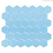 Płytki ceramiczne - Dunin Mozaika Hexagon Montana 51 Mat 5,1x5,8 - miniaturka - grafika 1