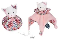 Kołdry i poduszki dla dzieci - Doudou et Compagnie Doudou et Compagnie - Kocik Kot - Poduszka kulkowa - Różowa - 25 cm - DOUDOU BOULE - DC3933 DC3933 - miniaturka - grafika 1