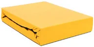 Prześcieradła - Darymex Prześcieradło Jersey z gumką żółte 120x200 dx-120-pjr-006 - miniaturka - grafika 1