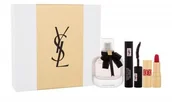 Zestawy kosmetyków damskich - Yves Saint Laurent Mon Paris zestaw Edp 50 ml + Tusz do rzęs Volume Effet Faux Cils The Curler 2 ml No 1 + Pomadka Rouge Volupté Shine 1,3 g No 45 W - miniaturka - grafika 1