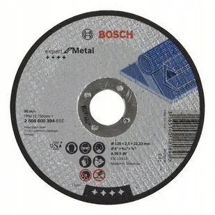 Bosch Tarcza tnąca, prosta, do metalu średnica 125 mm, grubość 2,5 mm, 2608600394 - Materiały ścierne - miniaturka - grafika 8