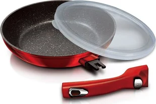 Berlinger Haus Patelnia Patelnia z odpinaną rączką 28 cm Metallic Line Burgundy Edition BH/1946 BH-1946 Kinghoff - Patelnie - miniaturka - grafika 8