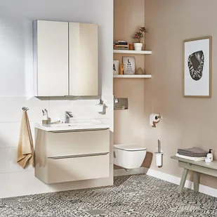 Geberit Zestaw podtynkowy WC Unifix Premium z miską bezkołnierzową i deską wolnoopadającą 118.300.21.1 - Stelaże i zestawy podtynkowe do WC - miniaturka - grafika 2