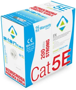 Alan Kabel przewód skrętka wzmocniony Utp 5E 305m - Kable miedziane - miniaturka - grafika 5
