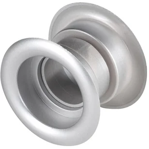 Awenta Tuleja wentylacyjna do drzwi Srebrna 55 mm - Kratki wentylacyjne - miniaturka - grafika 2