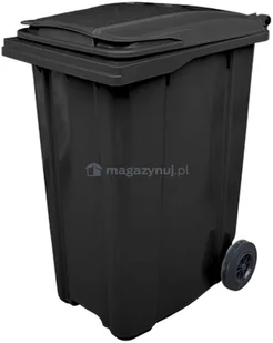 Pojemnik do segregacji odpadów na kółkach pojemność 360 l (kolor zielony) - Kosze na śmieci - miniaturka - grafika 6