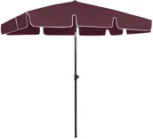 Parasole ogrodowe - VidaXL Parasol plażowy, czerwony, 200x125 cm 314731 VidaXL - miniaturka - grafika 1