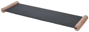 EH Excellent Houseware Kamienna taca do serwowania i podawania posiłków patera na przekąski łupek 210000400 - Tace i patery - miniaturka - grafika 2