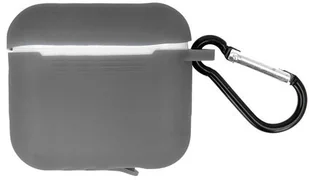 TelForceOne Etui do Airpods Pro szare z haczykiem - Akcesoria do słuchawek - miniaturka - grafika 2