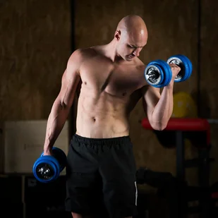 HMS Sztangielki gumowane SGG30 BAR 30kg - HMS 1009615 - Sztangi - miniaturka - grafika 13