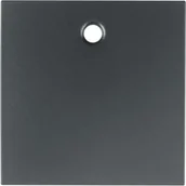 Wyłączniki światła i elektryczne - Hager sp. z o.o. Element centralny do łącznika cięgłowego antracyt B.1/B.3/B.7 Glas 11461606 - miniaturka - grafika 1